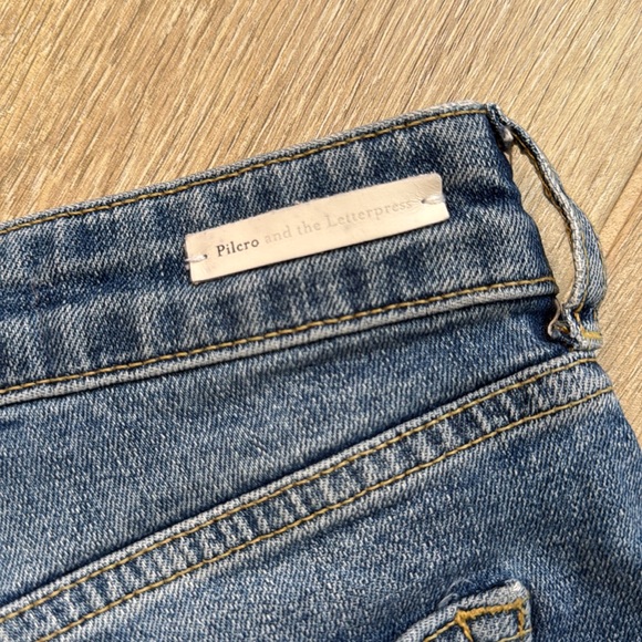 Pilcro by Anthropologie Slim Boyfriend High Rise Cutoff Jean Shorts - Picture 4 of 9